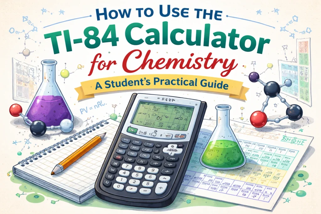 Ti84 for chemistry students