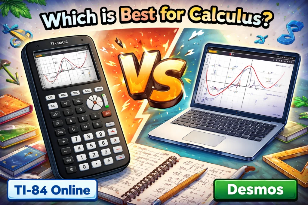 Desmos vs TI-84 Online: Which Graphing Calculator Should You Actually Use? 1 Ti84 Online vs Desmos, Which is best for Calculus?